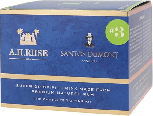 A.H. Riise Tasting Kit 3 Blue Valdemar 8 x 20ml 42,21Vol.% incl. Tumbler by Schnapsbaron® von Schnapsbaron