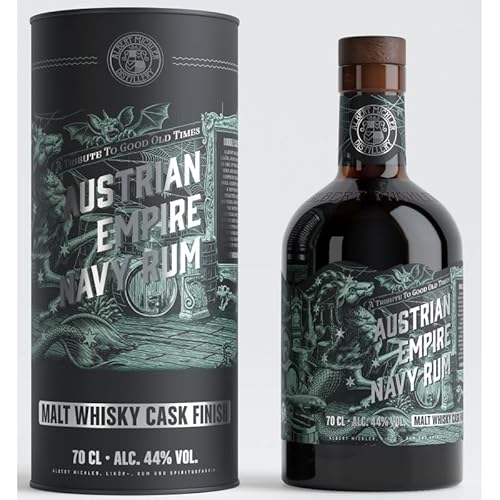 Austrian Empire Navy Rum Reserve Double Cask Malt Whisky 44% Vol. 0,7 Liter by Schnapsbaron® von Schnapsbaron