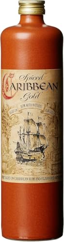 Caribbean Spiced Gold Rum -Steinflasche 40% Vol. 0,7 Liter von Schnapsbaron