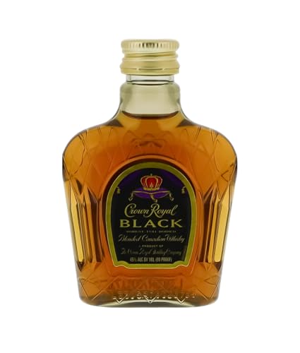 Crown Royal Black Whisky 45% Vol. 0,05 Liter Miniatur by Schnapsbaron® von Schnapsbaron