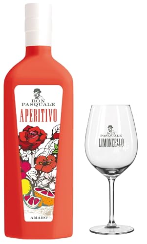 Don Pasquale Aperitivo I Ein Hauch von Italienischer Eleganz I 17% Vol., 0,7 Liter incl. Glas by Schnapsbaron® von Schnapsbaron