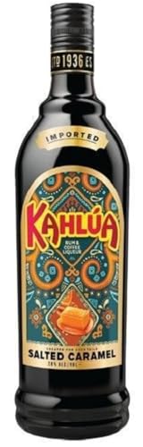 Kahlua Salted Caramel Likör 20% Vol. 1,0 Liter incl. Rum Miniatur by Schnapsbaron® von Schnapsbaron