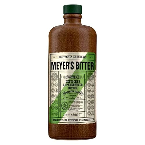 Meyer's Bitter Deutsche Alpenkräuter 38% Vol. 0,7 Liter Tonflasche by Schnapsbaron® von Schnapsbaron