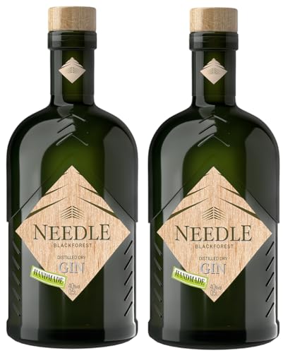 Needle Blackforest Distilled Dry Gin 40% Vol. 2 x 0,5 Liter by Schnapsbaron® von Schnapsbaron