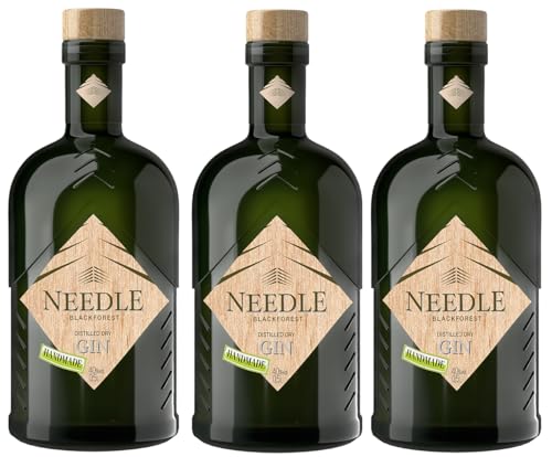 Needle Blackforest Distilled Dry Gin 40% Vol. 3 x 0,5 Liter by Schnapsbaron® von Schnapsbaron