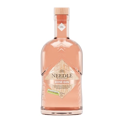 Needle Rosé Gin | Eleganz in jedem Tropfen | 40% Vol. 0,5 Liter by Schnapsbaron® von Schnapsbaron