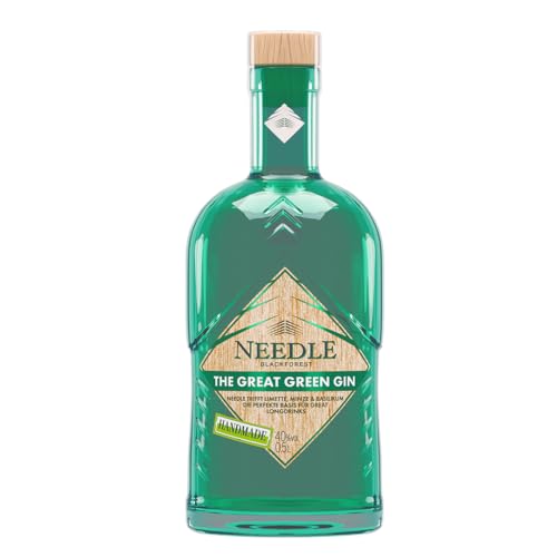 Needle The Great Green Gin | Ein Meisterwerk der Botanicals | 40% Vol. 0,5 Liter by Schnapsbaron® von Schnapsbaron