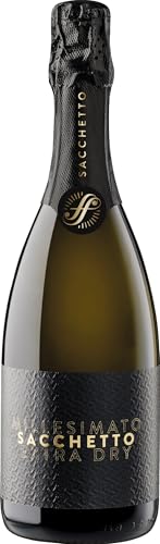 Sacchetto Spumante Etichetta Nera Extra Dry Brut 0,75 Liter von Schnapsbaron