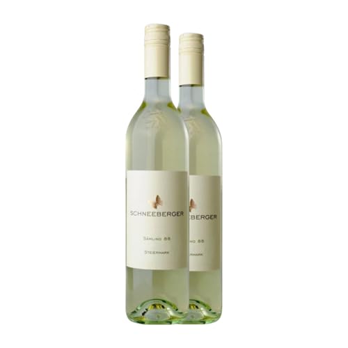 Schneeberger Sämling 88 Scheurebe Südsteiermark 75 cl Weißwein (Karton mit 2 Flaschen von 75 cl) von Schneeberger