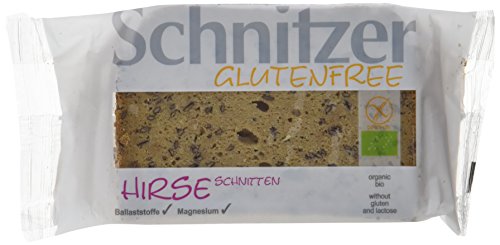 Schnitzer GLUTENFREE Schnittbrot Hirse glutenfrei, 6er Pack (6 x 250 g) von Schnitzer GLUTENFREE