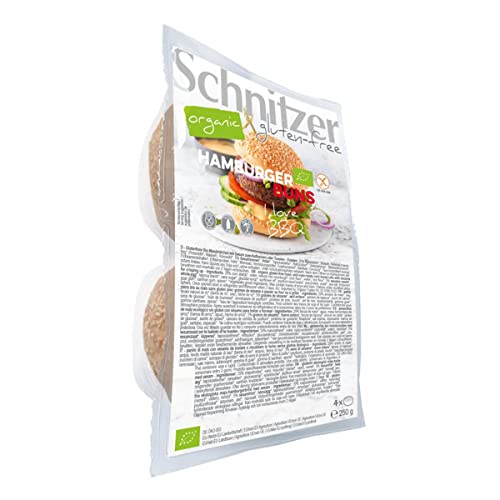 Schnitzer - Hamburgerbrötchen bio - 0,25 kg - 5er Pack von Schnitzer glutenfree