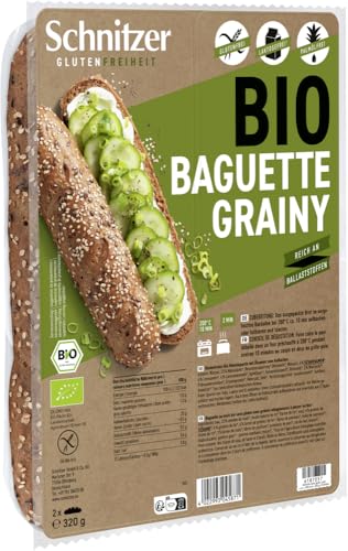 Bio Baguette Grainy 2 x 320 gr von Schnitzer