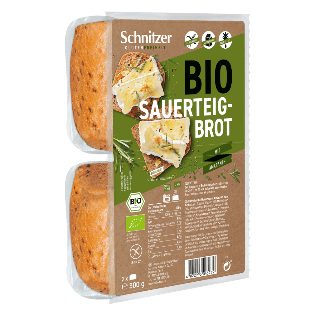 Bio Sauerteigbrot mit Amaranth von Schnitzer