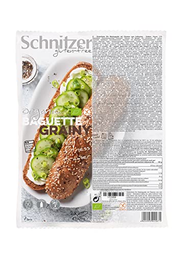 Schnitzer GLUTENFREE Bio Baguette grainy glutenfrei, 2x 160 g von Schnitzer