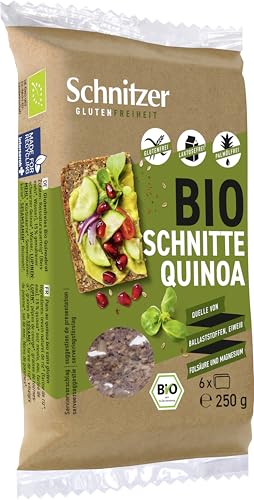 Schnitzer Bio Glutenfreiheit Quinoa Schnitten, 6 x 250g von Schnitzer