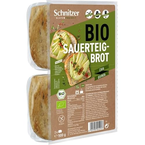 Schnitzer Chia-Quinoa-Brote zum Aufbacken, glutenfrei (500 g) - Bio von Schnitzer