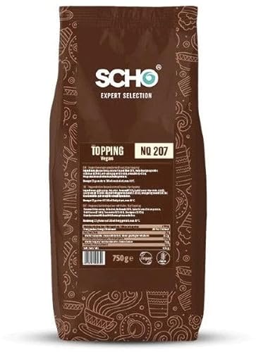 Scho No. 207 Topping Vegan 10 x 750g | Veganes Automatenfähiges Milchpulver auf Haferbasis von Scho