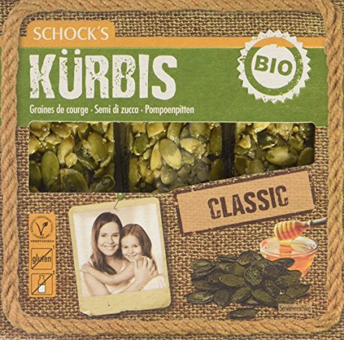 Schock's Bio Kürbis Krokant, 5er Pack (5x 75 g) - Bio von Schock