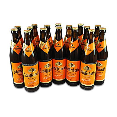 Schöfferhofer Weizen naturtrüb (16 Flaschen à 0,5 l / 5,0% vol.) von Schöfferhofer Weizenbier GmbH