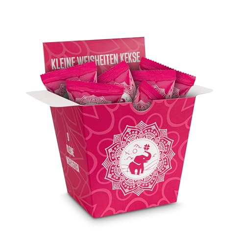 Glückskekse Kleine Weisheiten 9 Stück Glückskekse Zitate Konfuzius Sprüche Weisheiten für jeden Tag Fortune Cookies Achtsamkeit Glückskekse pink rosa von Schöne Güter