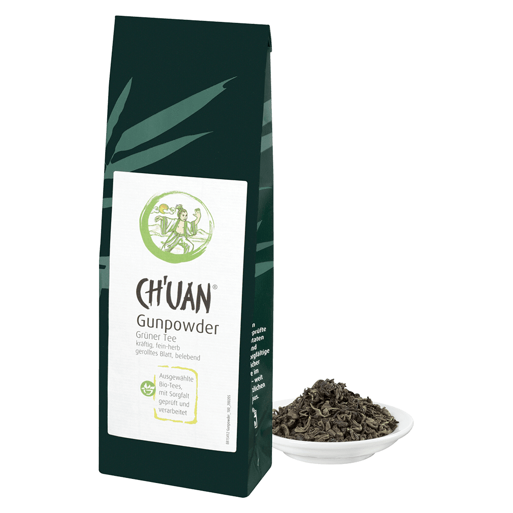 Bio Ch`uan Gunpowder Grüner Tee von Schoenenberger