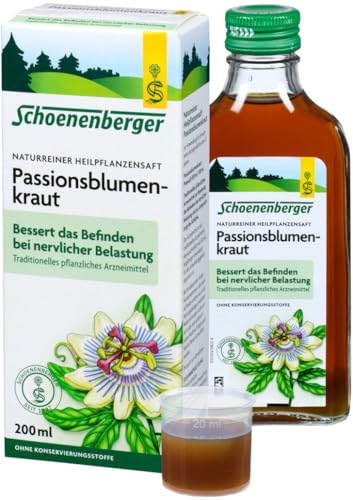 Passionsblumenkraut, Naturr. Heilpflanzensaft bio von Schoenenberger