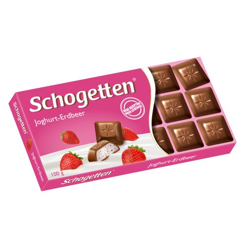 Trumpf Schogetten Joghurt-Erdbeer, 100 g von Schogetten