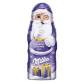 Weihnachtsmann mit zarter Alpenmilch Schokolade 90g 2er Pack von Schokolade