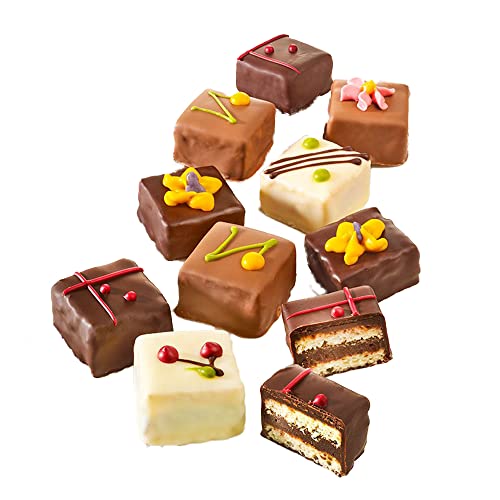Schrader | Petit Fours | 4 Sorten Mini-Kuchen-Konfekt | 10 Stück | 175g von Schrader