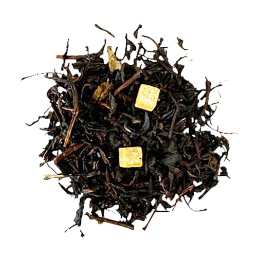 Schrader | Aromatisierter Schwarztee Englisch Karamell | Assamtee mit Karamellstückchen | 125 g Tüte von Schrader