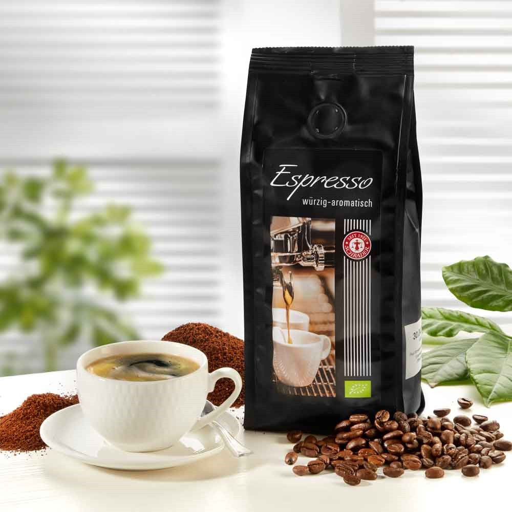 Schrader Espresso Italiano Bio, ganze Bohne von Schrader