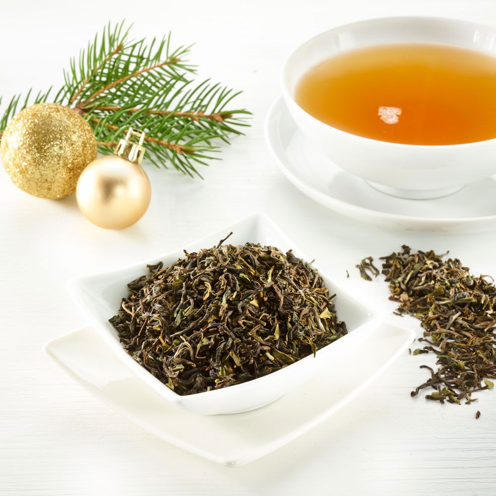 Schrader Festtagstee Darjeeling First Flush Blend FTGFOP1 Bio von Schrader