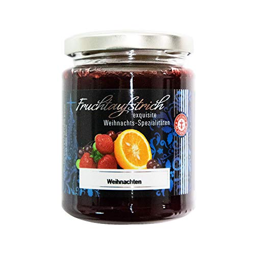 Schrader | Fruchtaufstrich Weihnachten | aus Preiselbeeren, Orange, Aprikose und Zimt | 250g von Schrader