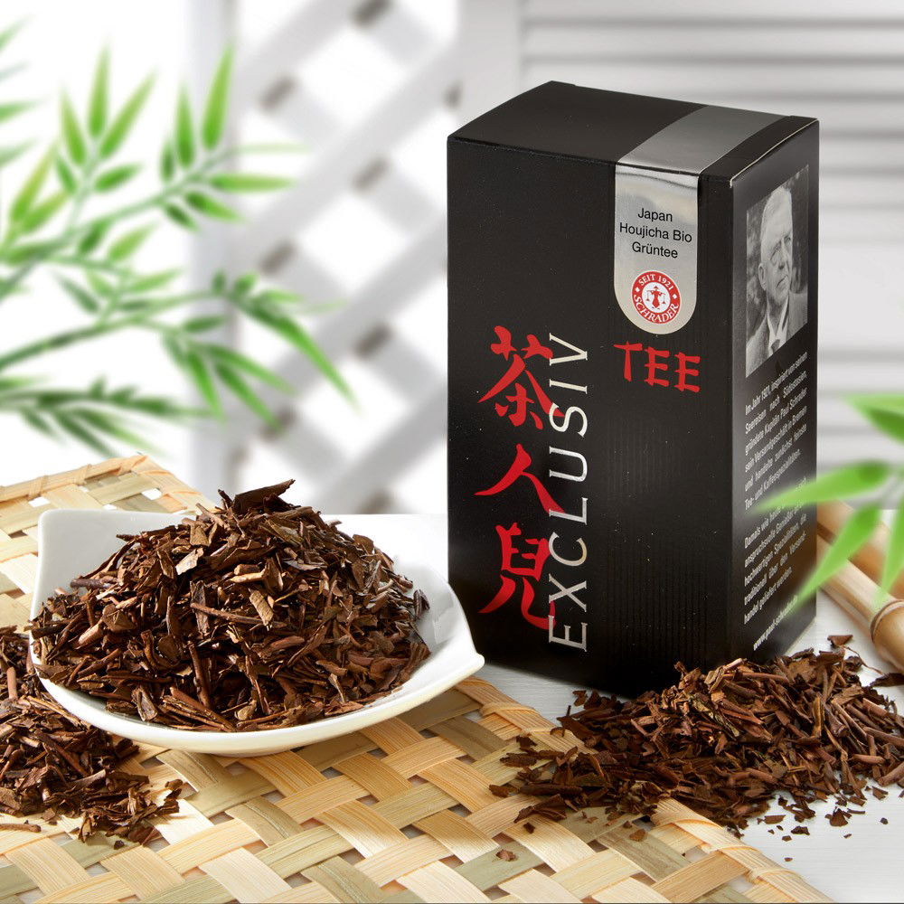 Schrader Grüner Tee Japan Houjicha Bio von Schrader