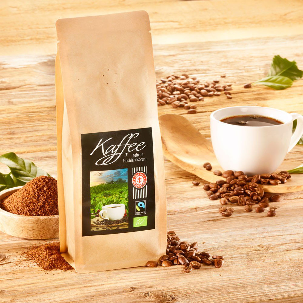 Schrader Kaffee Hausmischung Bio Fairtrade, ganze Bohne von Schrader