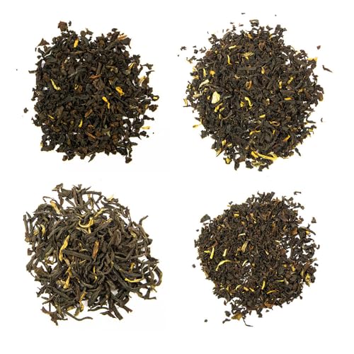 Schrader | Schwarzer Tee Assam | Sortiment mit 4 aromatisch-kräftigen Assamtees | 2 x 125 g Karton, 2 x 100 g Blechdose von Schrader