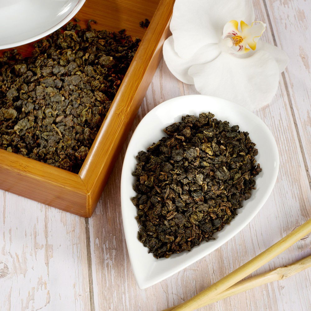 Schrader Schwarzer Tee China Oolong Se Chung Toasted Shanfu Bio von Schrader