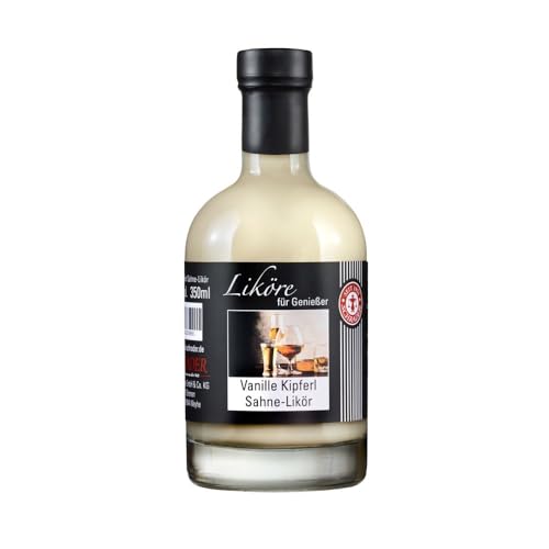 Schrader | Vanillekipferl-Sahne-Likör | 17% Vol. | mit cremiger Sahne & Vanillenoten | 0,35 L von Schrader