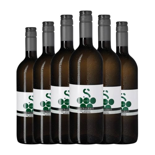 Schuckert Nestelbecher Grüner Veltliner Trocken Weinviertel 75 cl Weißwein (Karton mit 6 Flaschen von 75 cl) von Schuckert