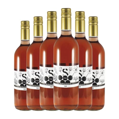 Schuckert Niederöstereich Rosé Trocken Weinviertel 75 cl Rosé-Wein (Karton mit 6 Flaschen von 75 cl) von Schuckert