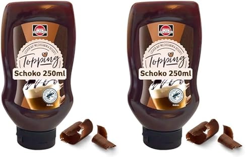 Schwartau Coffee Shop Schoko, Topping zum Verfeinern von Kaffeespezialitäten, 250ml (Packung mit 2) von Schwartau