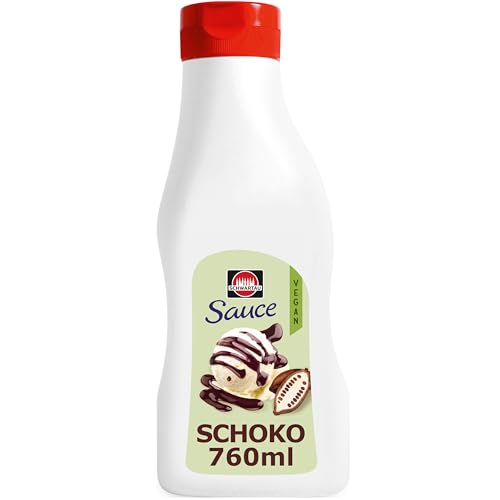 Schwartau Dessert Sauce Schokolade VEGAN, zum Verfeinern von Desserts und Eis, 760ml von Schwartau