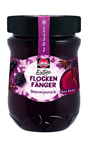 Schwartau Extra Flockenfänger Beerenpunsch, Winterkonfitüre mit Beeren, 340 g Glas von Schwartau