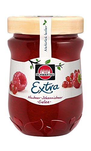 Schwartau Extra Himbeer-Johannisbeer-Gelee, 8er Pack (8 x 340 g) von Schwartau