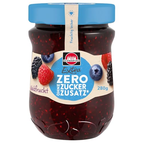 Schwartau Extra Zero Waldfrucht, 280g Glas von Schwartau