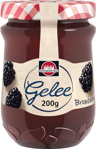 Schwartau Gelee Brombeere, aus Fruchtsaft, 200g (Packung mit 6) von Schwartau