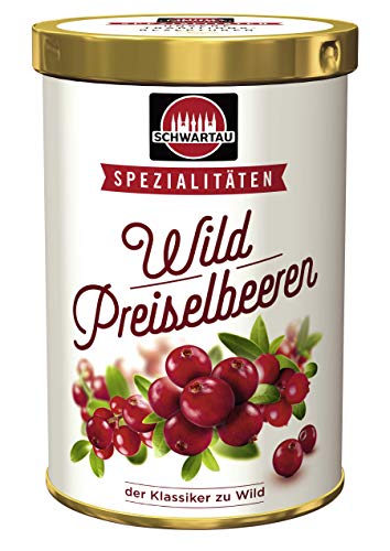 Schwartau Spezialitäten Waldpreiselbeeren, der Klassiker zu Wild, 6er Pack (6 x 330 g Dose) von Schwartau