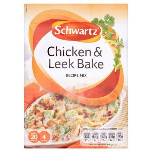 Schwartz Creamy Chicken & Leek Backrezept-Mix, 35 g, 8 Stück von Schwartz