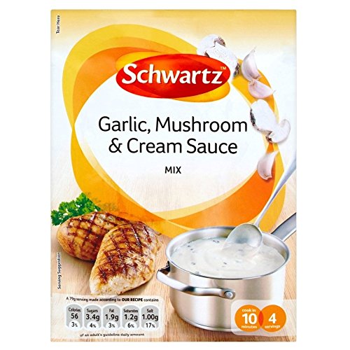 Schwartz Knoblauch , Pilz -Sahne-Sauce -Mix (26 G) von Schwartz