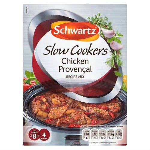 Schwartz Slow Cookers Huhn Provencale 35 g Box mit 8 Stück von Schwartz